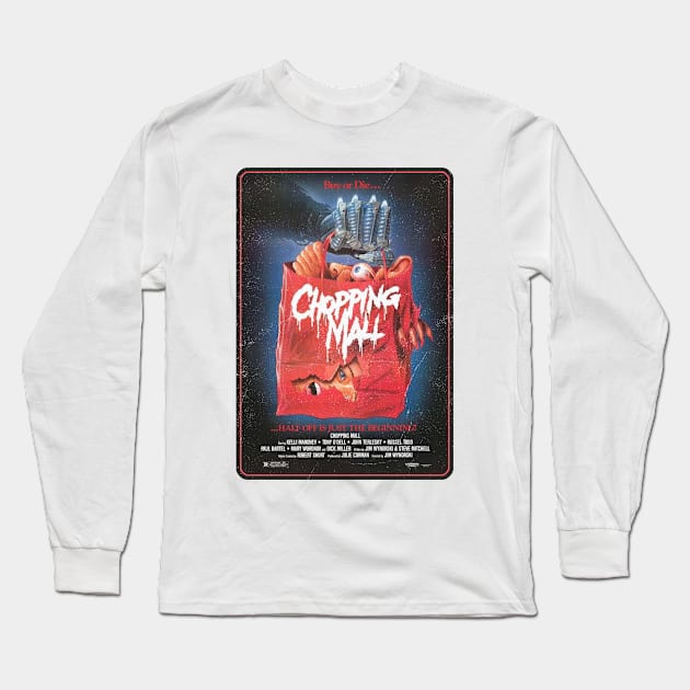 CHOPPING MALL! Long Sleeve T-Shirt by Clobberbox